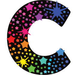 Rainbow Sparkling Logo for Club Crafty