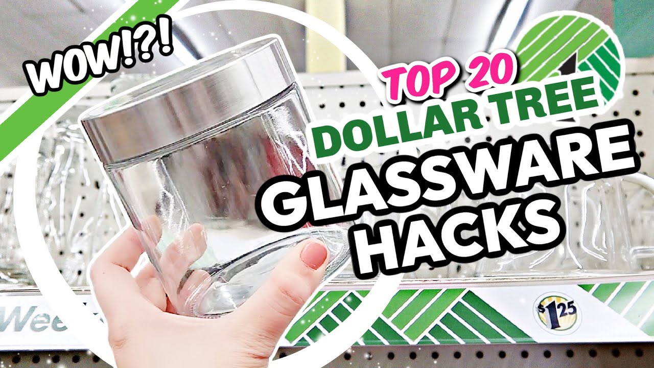 DOLLAR TREE GLASSWARE HACKS! + Spring DIYS 2023 Krafts by Katelyn