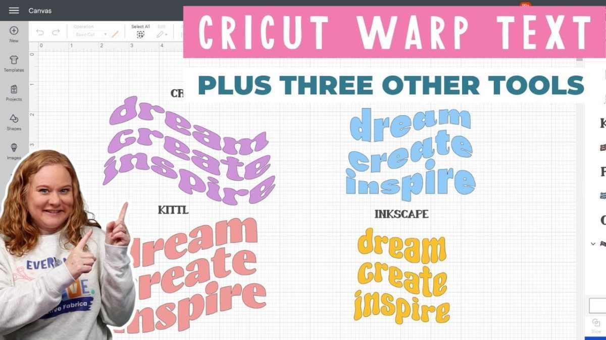 Cricut Warp Text Tool Plus 3 FREE Tools for Warping Text!